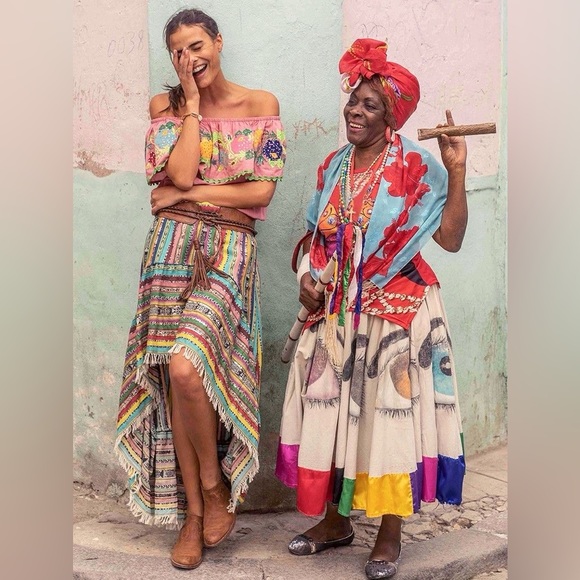 Go Ammos Asymmetric High Low Skirt SZ S-L - Picture 2 of 10